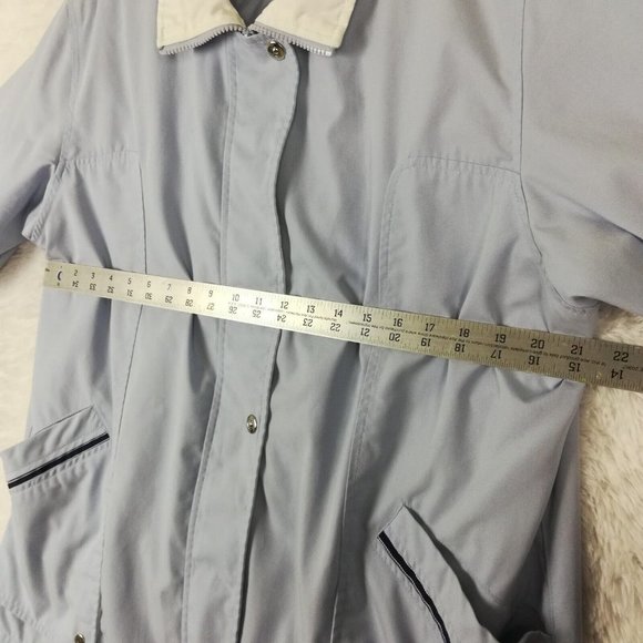 Mackintosh Womens Jacket Softshell Light Blue Lightweight Zip Front Pockets L - Picture 5 of 16